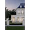 Z-Lite Rainer 6 Light Outdoor Pier Mounted Fixture, 17.5in. W x 32.5in. H, Black 5015PHXXLS-SQPM-BK - alternate 3